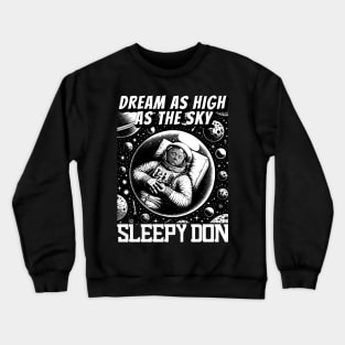 Sleepy Don - Donny Nappleseed Donald Trump Sleeping At Trial Crewneck Sweatshirt